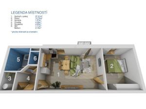 Pronájem bytu 2+kk, Milovice - Mladá, Rakouská, 55 m2