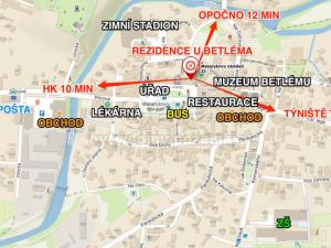 Pronájem bytu 1+kk, Třebechovice pod Orebem, Masarykovo náměstí, 41 m2