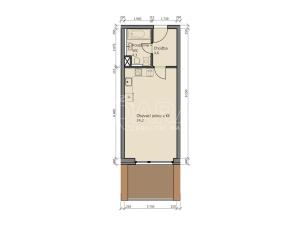 Pronájem bytu 1+kk, Slaný, Lázeňská, 34 m2