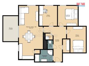 Prodej bytu 4+kk, České Budějovice - České Budějovice 7, Lidická tř., 104 m2