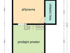 Pronájem obchodního prostoru, Jindřichův Hradec, Sládkova, 60 m2