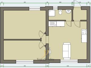 Prodej bytu 2+kk, Olomouc - Holice, Hamerská, 50 m2