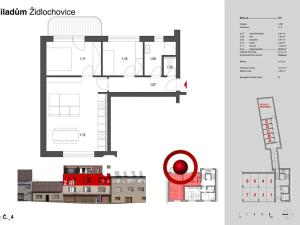 Prodej bytu 3+kk, Židlochovice, 61 m2