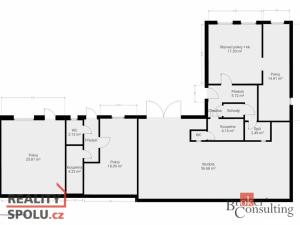 Prodej rodinného domu, Černošín, Husova, 73 m2