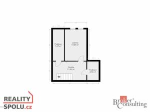 Prodej rodinného domu, Černošín, Husova, 73 m2