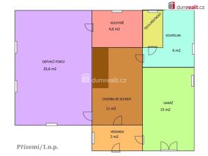 Prodej rodinného domu, Lovečkovice - Touchořiny, 120 m2