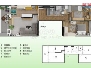 Prodej bytu 3+1, Praha - Řepy, Španielova, 74 m2