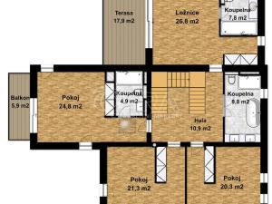 Prodej rodinného domu, Statenice, Zelená, 285 m2