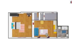 Prodej bytu 2+kk, Praha - Žižkov, Viklefova, 53 m2