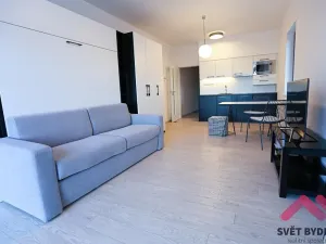 Pronájem bytu 1+kk, Praha - Karlín, U Mlýnského kanálu, 35 m2