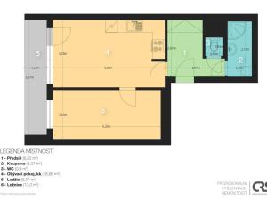 Prodej bytu 2+kk, Praha - Stodůlky, Nušlova, 42 m2