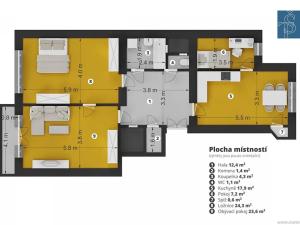 Prodej bytu 2+1, Praha - Bubeneč, Národní obrany, 93 m2