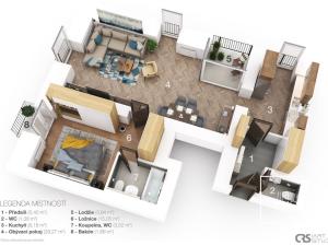 Pronájem bytu 2+kk, Praha - Ruzyně, Drnovská, 65 m2