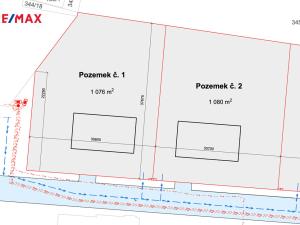 Prodej pozemku pro bydlení, Třebíč, 1080 m2