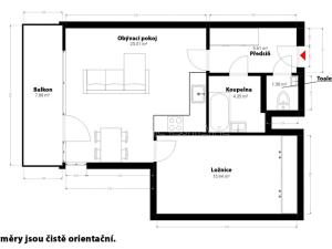 Pronájem bytu 2+kk, Praha - Hostivař, Horolezecká, 63 m2