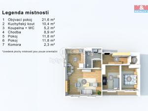 Prodej bytu 3+kk, Krupka - Maršov, Dukelských hrdinů, 71 m2