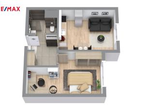 Prodej bytu 2+kk, Brno - Židenice, Bořetická, 44 m2