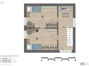 Prodej rodinného domu, Chotětov, Smetanova, 113 m2