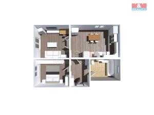 Prodej bytu 2+1, Ostrava - Hrabůvka, Edisonova, 52 m2
