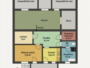 Prodej rodinného domu, Brněnec - Moravská Chrastová, 116 m2