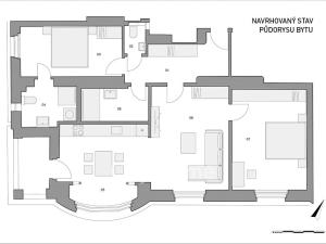 Prodej bytu 3+1, Praha - Smíchov, Na Václavce, 92 m2