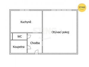 Pronájem bytu 1+1, Nové Město na Moravě, Budovatelů, 40 m2