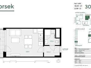 Prodej bytu 1+kk, Praha - Stodůlky, Hábova, 40 m2