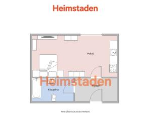 Pronájem bytu 1+kk, Havířov - Město, Národní třída, 21 m2