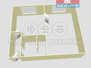 Prodej bytu 1+1, Jirkov, Pod Přivaděčem, 36 m2