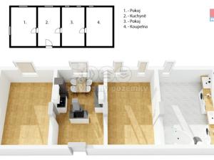Pronájem rodinného domu, Trutnov - Voletiny, Mentzlova, 100 m2
