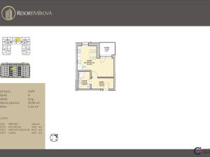 Prodej bytu 1+kk, Rychnov nad Kněžnou, Mírová, 30 m2