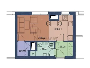 Pronájem bytu 1+kk, Most, Radniční, 28 m2