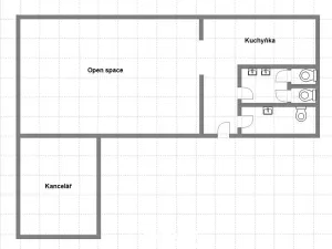 Pronájem kanceláře, Praha - Žižkov, Řehořova, 96 m2