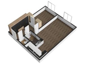 Pronájem bytu 2+kk, Praha - Hlubočepy, Pivcova, 43 m2