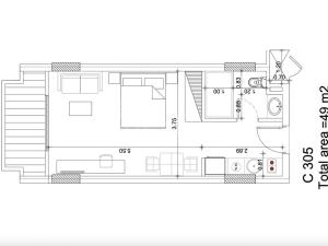 Prodej bytu 1+kk, Hurgáda,Egypt, 49 m2