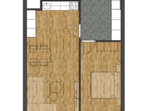Pronájem bytu 2+kk, Praha - Modřany, Československého exilu, 60 m2