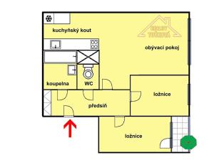 Pronájem bytu 3+kk, Praha - Břevnov, Radimova, 56 m2