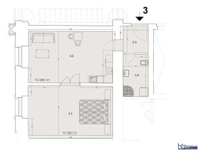 Pronájem bytu 2+kk, Praha - Nové Město, Lípová, 44 m2