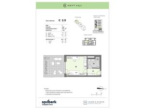 Pronájem bytu 1+kk, Brno, Cejl, 27 m2