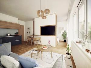 Prodej bytu 1+kk, Praha - Hlubočepy, náměstí Olgy Scheinpflugové, 33 m2