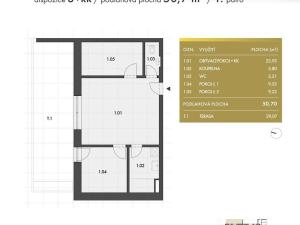 Prodej bytu 3+kk, Lednice, Slovácká, 51 m2