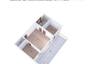 Prodej bytu 3+kk, Lednice, Slovácká, 51 m2