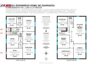 Prodej rodinného domu, Lom, Komenského, 300 m2
