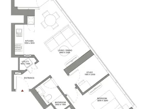 Prodej bytu 2+1, Dubaj, Spojené arabské emiráty, 63 m2