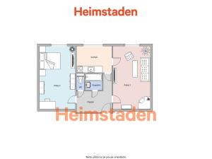 Pronájem bytu 2+1, Havířov - Město, Klidná, 53 m2