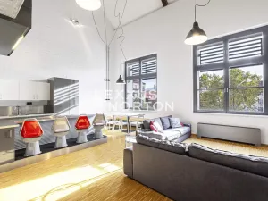 Pronájem atypického bytu, Praha - Holešovice, Na Maninách, 146 m2