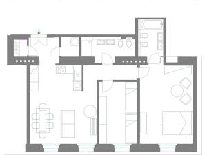 Pronájem bytu 3+kk, Praha - Vinohrady, Mánesova, 88 m2