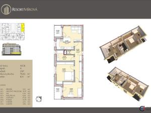 Prodej bytu 3+kk, Rychnov nad Kněžnou, Mírová, 80 m2