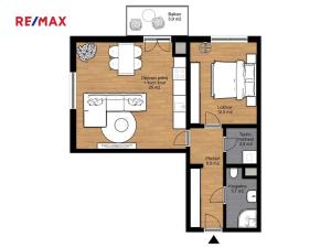 Pronájem bytu 2+kk, Plzeň, Pecháčkova, 51 m2