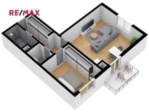 Pronájem bytu 2+kk, Plzeň, Pecháčkova, 51 m2